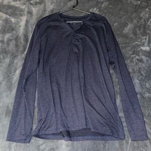 7 Diamond Henley Long Sleeve T-Shirt